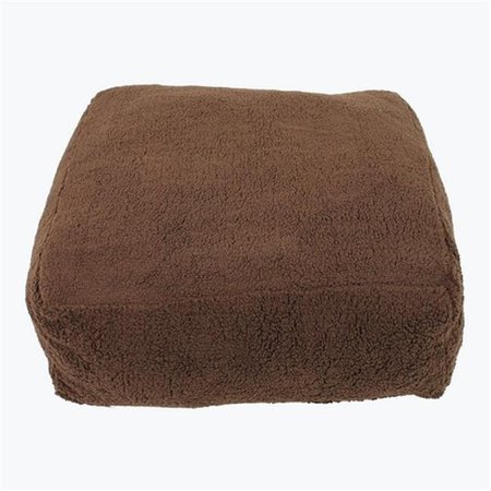 CAROLINA PET COMPANY Carolina Pet Company 2203 Chocolate Cloud Pouf Pet Bed - 26 x 26 x 10 in. - Chocolate 2203